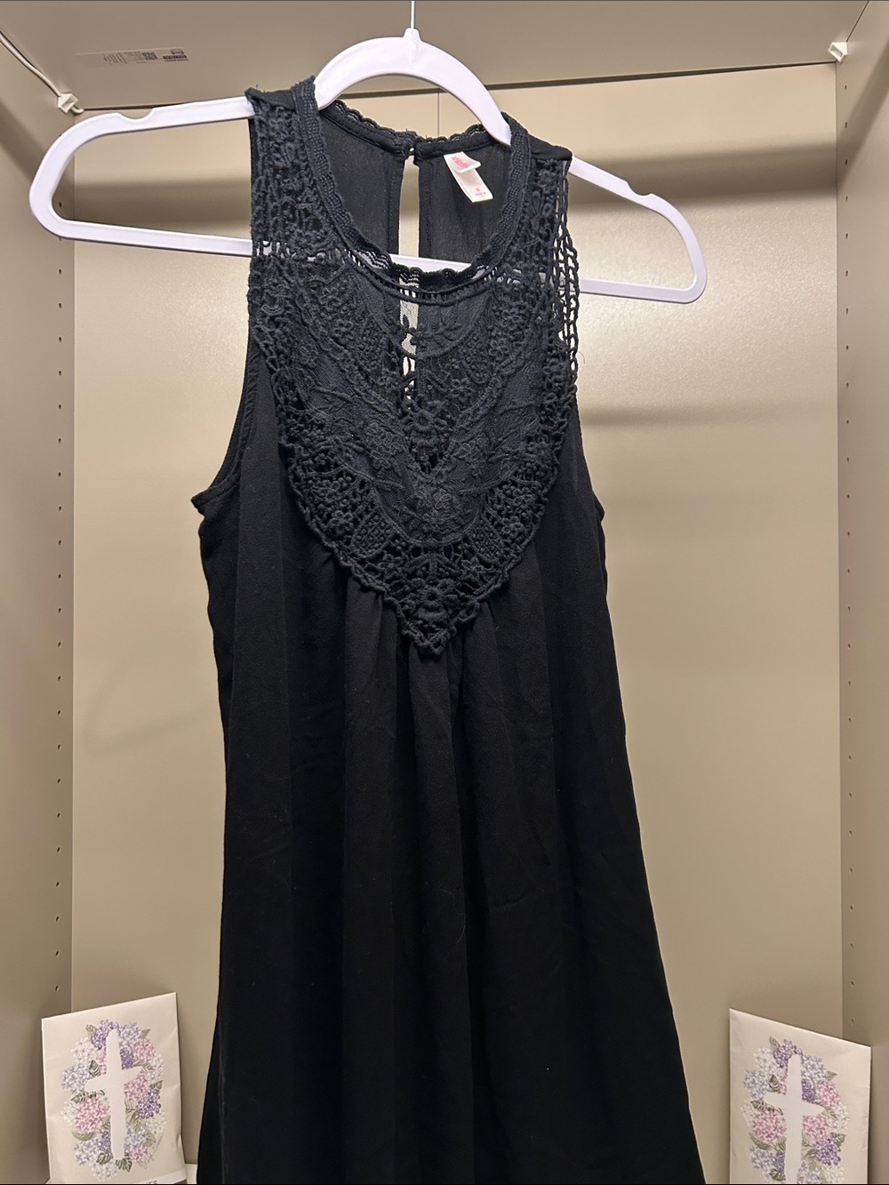 Little lacy black cover up by Xhilaration dress Size S